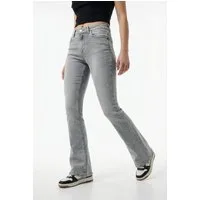 ONLY Bootcut-Jeans ONLBLUSH MID WAIST FLARED DNM REA1099 mit dezentem Used-Look