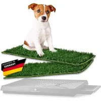PfotenWunder Hundetoilette 3-11 Ersatz-Kunstrasen für Hundeklo Hundetoilette 63x51cm kleine Hunde