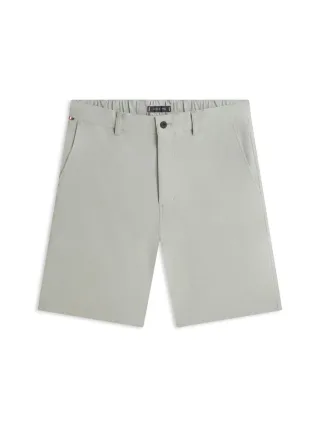 Tommy Hilfiger - Dover Chino-Shorts mit Flag-Stickerei grau - Gr. - 29