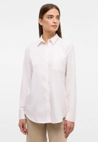 ETERNA - Bluse Flanell Langarm champagner - Gr. - 42/Langarm