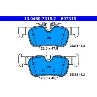 ATE Bremsbel?ge hinten BMW 2er I3 X1 X2 Mini