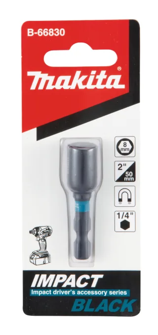 Makita Steckschlüssel 8 mm für 1/4", 1/4" - SW8 - magnetisch - 1 Stück - B-66830