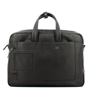 Doppelgriff-Laptop-Aktentasche Vibe 15.6 Piquadro TESTA MORO