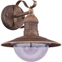 GLOBO LIGHTING Außen-Wandleuchte, Leuchtmittel nicht inklusive, Außen Wand Spot Lampe Leuchte Garten Hof Weg Beleuchtung
