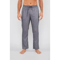 JOOP! Pyjamahose Relax Baumwoll-Viskose-Mix, Cornflower-Design, Regular Fit