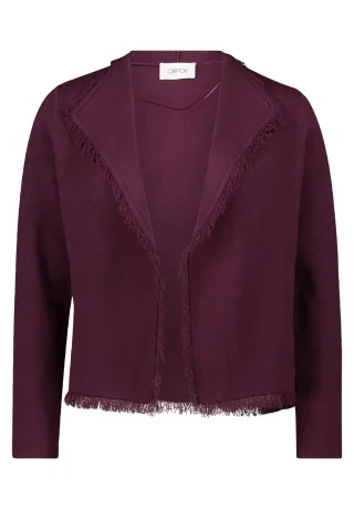 CARTOON - Strick-Cardigan dark aubergine - Gr. - 40