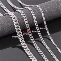 KARMA Panzerkette Edelstahlkette Herrenkette Damenkette silber Halskette Herren (1-tlg., wasserfest - antiallergisch), Herrenschmuck Damenschmuck Silberkette Gliederkette