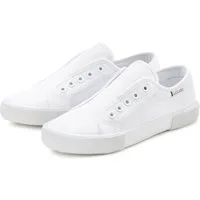 LASCANA Slip-On-Sneaker, Sneaker Slipper, Halbschuh bequem zum Reinschlüpfen VEGAN