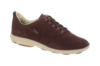 Geox Damen Sneaker D641EE 00022 C7357 in Rot - dk burgundy, atmungsaktiv & wa...