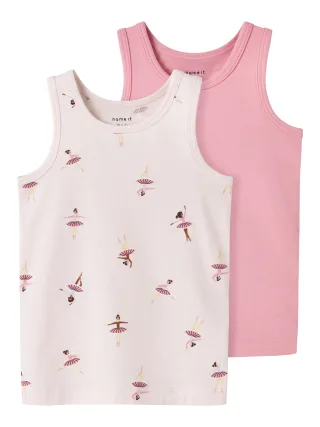 NAME IT - NMFTANK TOP 2P BALLARINA NOOS Pearl - Gr. - 110