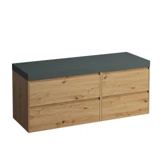Laufen Waschtischunterschrank und Waschtisch-Platte LANI 495x1370x580 H4055801122671