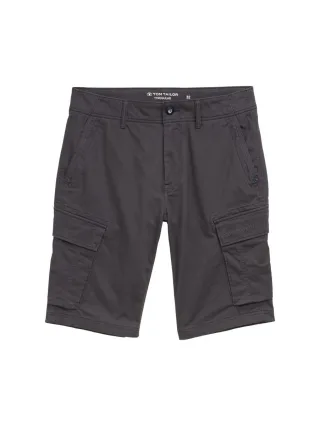 Tom Tailor - Cargo Shorts mit Taschen schwarz - Gr. - 30
