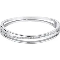 Lotus Style Armband Damen-Armreif LS2113-2/1 „Bliss“ – Edelstahl & Zirkonia, Ø 6,1 cm
