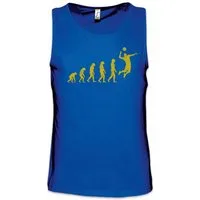 Urban Backwoods Tanktop Volleyball Evolution Ärmelloses T-Shirt Volley Ball Beach Player Game Team Aufschlag Serve Sport