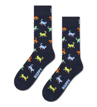 happy socks - Kitten Love Sock Blau - Gr. - 43.5