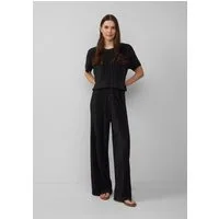 s.Oliver Chinos Hose Plissierte Wide-Leg-Hose im Relaxed Fit