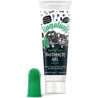 Bugalugs Fellpflege Bugalugs Dental Care Kit – Zahnpasta mit Fingerzahnbürste für Hunde &, (Eine Tube mit Fingerbürste)