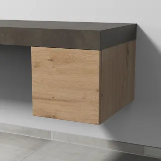 Sanipa Anbau-/Solitärschrank 2morrow (P2230) 340x350x520 Eiche-Natural-Touch P223085