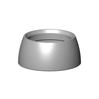Dornbracht Befestigung für Seitenbrause elegant Ersatzteile 092330027 D. 34 x 22 mm Messing gebürste 092330027-28