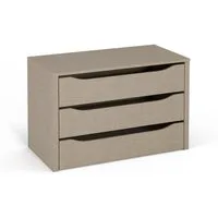 rauch Kleiderschrank Schubkasteneinsatz ORANGE, B 88 cm grau, mit 3 Schüben für Kleiderschränke mit 90 cm Breite