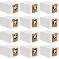 TUWENA Staubsaugerbeutel 12 Stück Staubsaugerbeutel für Dreame L10 Ultra/ L20 Ultra, Xiaomi X10, 12 St., Staubbeutel zubehör für L10s Ultra /L20 Ultra, 2.5L Grosse Kapazität