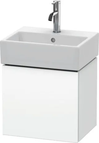 Duravit L-Cube Waschtischunterbau wandhängend Weiß Matt 434x341x400 mm - LC6245L1818 LC6245L1818