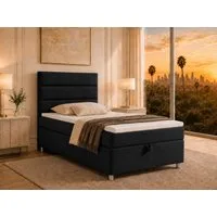 Best for Home Boxspringbett Trinity K-4 Single 5cm Topper Bonell Bettkasten (Einzelbett, Polsterbett mit gepolstertes Kopfteil, Jugendbett, Kinderbett versch. Größen, 1-St., 70x200 80x200 90x200 100x200 cm), Stauraum, ergonomischer Schlafkomfort, mod