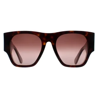 Chloe Square Womens Dark Havana Braun Gradient CH0233S