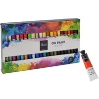 Spetebo Ölfarbe Ölfarben-Set für Anfänger und Profis - 40 x 20 ml, Leuchtende Künslter Farben für Ölmalerei