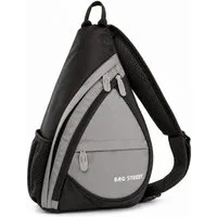 BAG STREET INTERNATIONAL Daypack Sling Bag Crossbody Schulterrucksack mit Sicherheitsfach Leicht Alltag