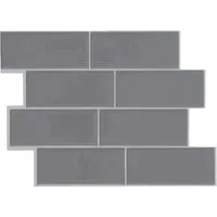 Minicloss Küchenrückwand selbstklebend Spritzschutz Küche 3d Wandpaneele 29.36 x 21.3cm, (10-tlg), Fliesenaufkleber