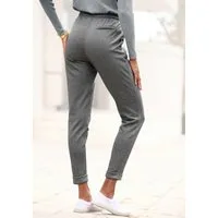 Vivance by Lascana Jogger Pants aus bequemen Stretchstoff mit Streifenmuster, Schlupfhose, schmaler Schnitt, Sommerhose
