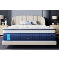 Boxspringmatratze Gel Memory Schaum Taschenfederkern Matratze, 90/120/140 x 200x 26cm, Patbrela