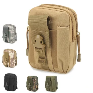 5.5 Inch Outdoor EDC Tactical Waist Bags Pack Men Cell Phone Case Wallet Pouch Holder For Sports Camping Hiking