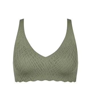 sloggi - sloggi ZERO Feel Bliss Soft bra moss green old/gruen