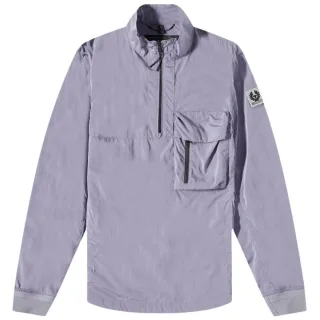 Belstaff Ramp Violet Light Purple Quarter Zip Windjacke