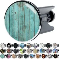 Sanilo Waschbeckenstöpsel mit Motiv, viele schöne Abflussstöpsel zur Auswahl, Ø 4 cm, hochwertig, universell, 100% wasserdicht