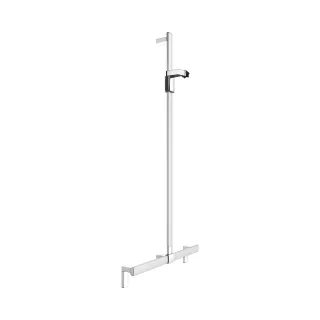 KEUCO AXESS Duschhandlauf mit Brausestange, Metall, B: 70 x H: 130,1 cm, 35014177013 35014177013