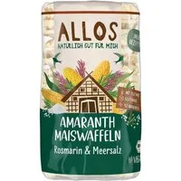Allos Süßigkeit Amaranth-Mais-Waffeln - Rosmarin 115g
