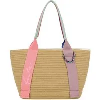Fritzi aus Preußen Henkeltasche Happy Summer Shopper, mit Reißverschluss und Herz-Karabiner