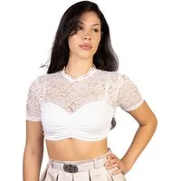 Trachtl Dirndlbluse Trachtl-Vanessa Trachtenbluse Spitzenbluse 44