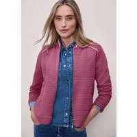 STREET ONE Sweatjacke aus elastischem Materialmix