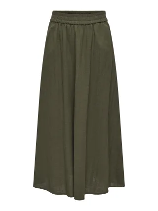 ONLY - ONLTIZANA LONG SKIRT WVN NOOS Grape Leaf - Gr. - M