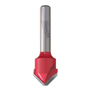Milwaukee V-Nutfräser für Aluminium 8 mm Schaft 18 x 60 mm - 4932500956