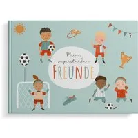 MeinBaby123® Tagebuch Freundebuch für Kinder, Freundschaftsalbum, Freundealbum Kindergarten und Schule, Freundschaftsbuch Hardcover