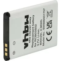 vhbw Akku Ersatz für Swisstone RCB03S02 für Klapphandy / Mobilfunk (800 Smartphone-Akku Akku Li-Ion 800 mAh (3,7 V, 1 St), Leistungsfähiger Austausch-Akku für Telefon, Smartphone