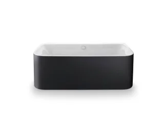 Duravit Happy D.2 Plus Badewanne Weiß / Graphit Supermatt 1800x800 mm - 700450800000000 700450800000000