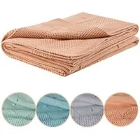Babydecke Baumwolle (Bio) XXL (75x100 cm) Mädchen + Junge, Kuscheldecke Baby, furora BABY