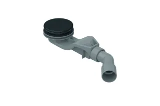 Bette Duschwanne Duschfläche Ab- und Überlauf BetteSolid 30 schwarz, B597-056 B597-056