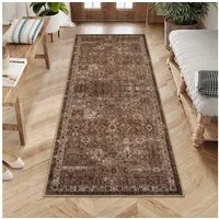 GarveeMore Teppich Wohnzimmer Vintage Waschbarer Teppiche für Schlafzimmer Orientteppiche